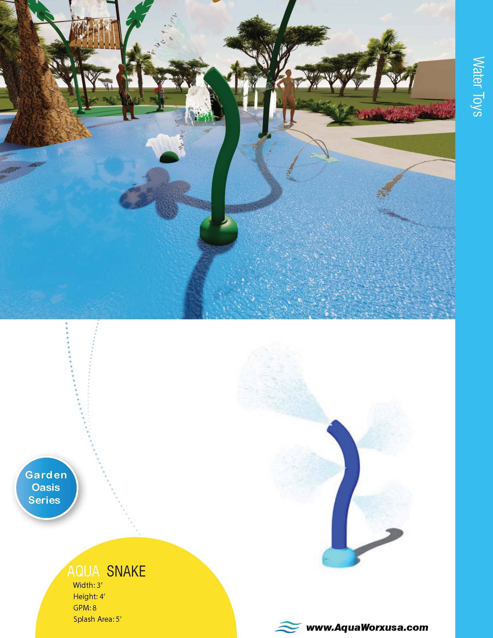 Lotus Splash Pad and Filtration Equipment AquaWorx